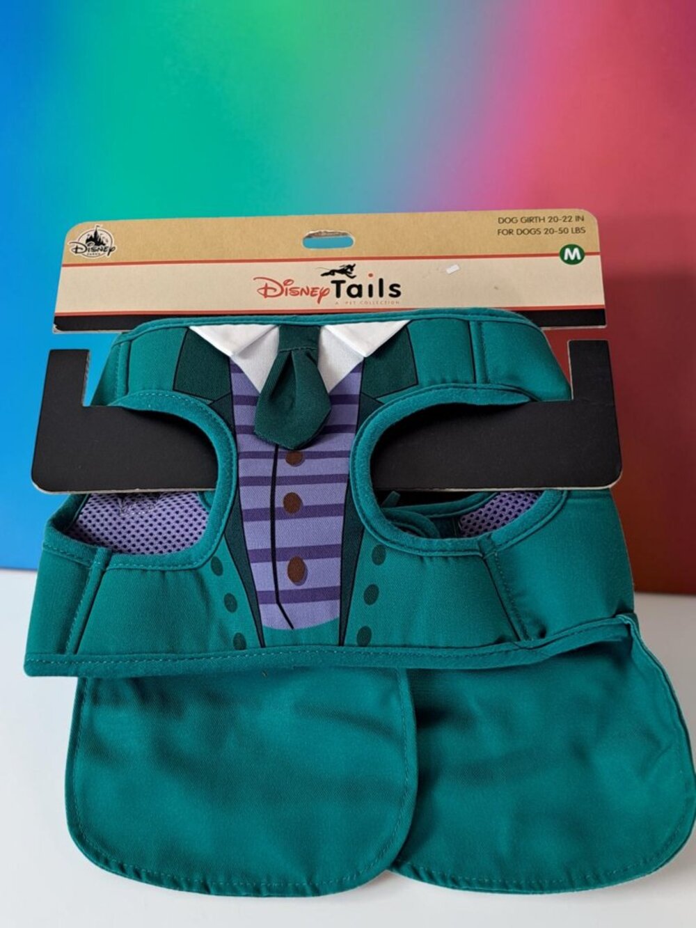 Disney Tails THE HAUNTED MANSION Ghost Host COMFORT Dog HARNESS Size M NWT